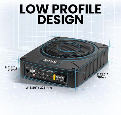 BOSS Audio Systems BAB8 8 Inch 800 Output Amplified Boxed Car Subwoofer in Kuwait