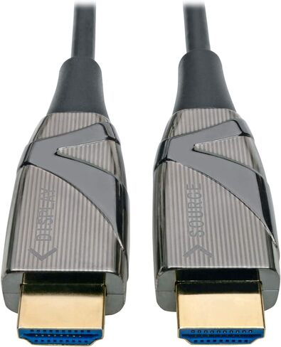 Tripp Lite Fiber Optic HDMI 2.0 (Active HDMI Cable), High Speed HDMI Cable, 4K, 60Hz, 4:4:4, 18 Gbps, 15 m. (50 ft.) Black (P568-15M-FBR) in Kuwait