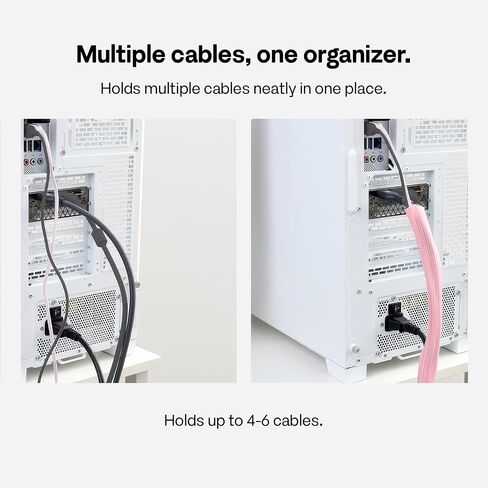 Pixio Pink 10FT HDMI 2.1 Cable Ultra Certified Ultra High Speed 8K 60Hz 4K 120Hz Nylon Braided Gold Plated & 10FT Pink Tube Cable Management Sleeve 1/2 inch Diameter in Kuwait