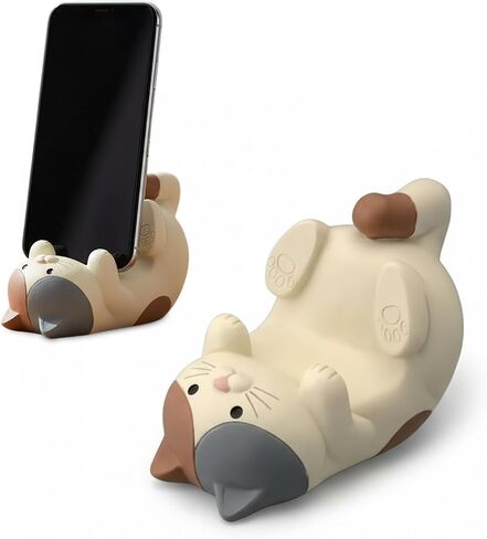 Phone Stand for Desk, Resin Cat Figurine Cute Phon-e Holder in Kuwait