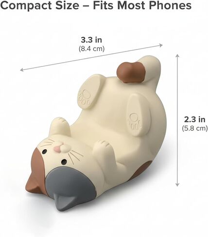 Phone Stand for Desk, Resin Cat Figurine Cute Phon-e Holder in Kuwait