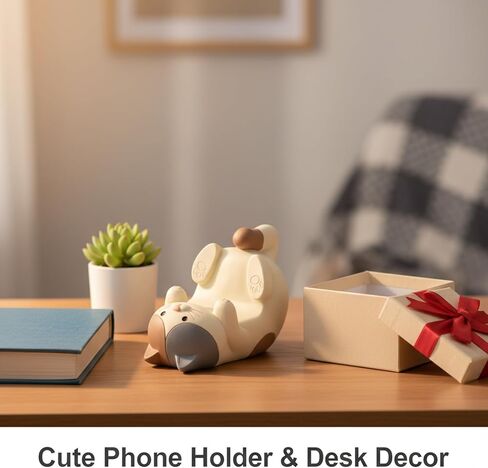 Phone Stand for Desk, Resin Cat Figurine Cute Phon-e Holder in Kuwait