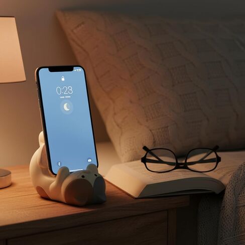 Phone Stand for Desk, Resin Cat Figurine Cute Phon-e Holder in Kuwait