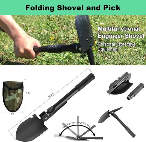 Survival Kit 256 in 1, First Aid Kit Survival Gear Tools Trauma Kit with Molle Pouch for Outdoor, Camping, Hunting, Hiking, Earthquake, Home, Office, Gifts for Men Dad Husband Women in Kuwait