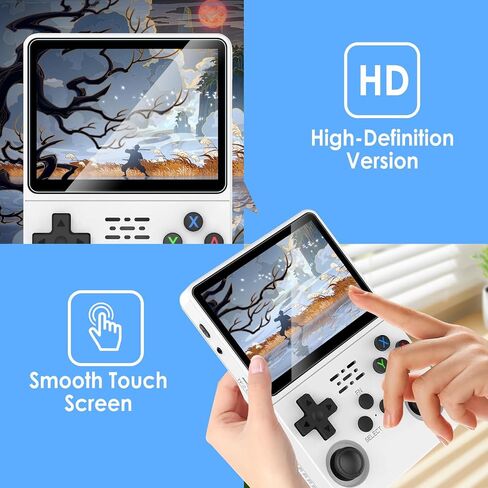 Screen Protectors Compatible with R36S/R35S/RGB20S 3.5", 3 Pack Replacement Tempered Glass Film 9H Hardness for Handheld Game Console, Anti-Fingerprint Films Anti-Glare in Saudi Arabia