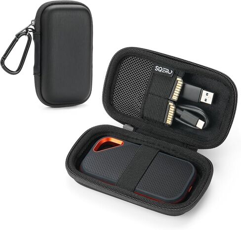 Hard Case for SanDisk Extreme/SanDisk PRO 1TB 2TB 4TB 500GB / Passport Portable SSD, Protective Travel Storage Cover Bag (Not fit USB4) in Kuwait