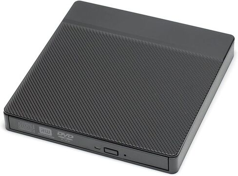 USB 3.0 Type-C External Optical Drive Enclosure, 12.7mm 9.5mm Portable CD-ROM Case for Laptop, Plug & Play Mobile Hard Disk Box in Saudi Arabia