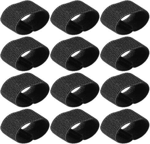 12 Pcs Elastic Belt Keepers Belt Loop Keeper Strap Organizer Nylon Backpack Strap Keeper Holder Retainer Band for 1.5" Wide Belts/Straps in Kuwait