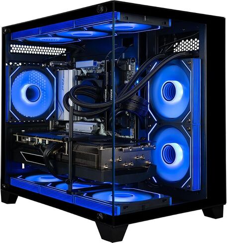 Panorama RTX 5080, 20-Core Ultra 7 265KF, 64GB DDR5 RAM, 2TB NVMe SSD, Liquid Cooled Gaming Desktop PC w/Windows 11 Pro, 3-Year Warranty, RGB Keyboard+Mouse, Internal Wi-Fi 6E, RJ45, 3X DP & HDMI in Kuwait