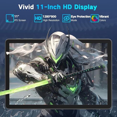 JUNYANG Tablet 11 inch Android 15 Tablets, 256GB ROM 10GB RAM, Octa-Core in Kuwait