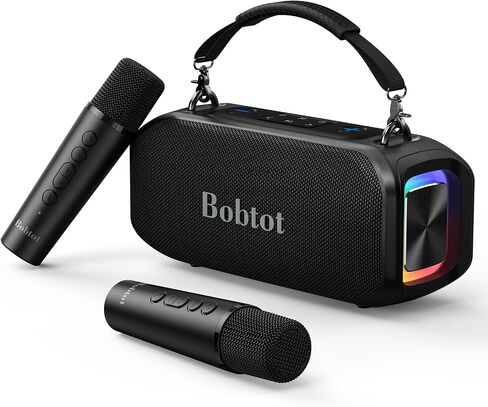 Bobtot Portable Bluetooth Speaker with Wireless Microphone in Saudi Arabia