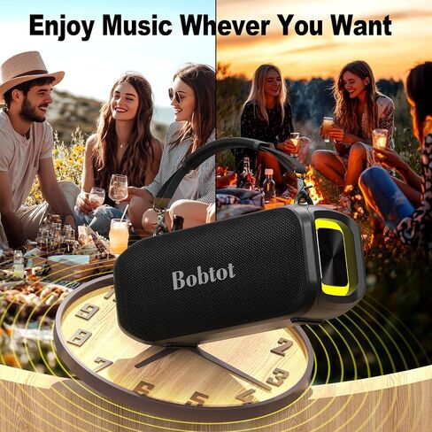 Bobtot Portable Bluetooth Speaker with Wireless Microphone in Saudi Arabia