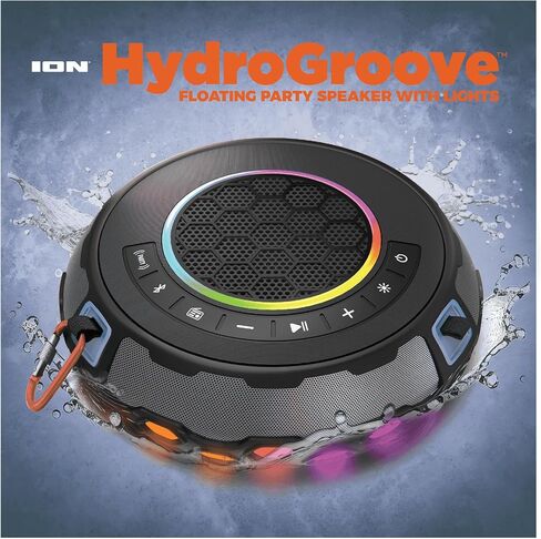 ION Audio HydroGroove Floating Party Speaker Pair with Lights, Waterproof and Powerful Sound (Renewed) in Kuwait
