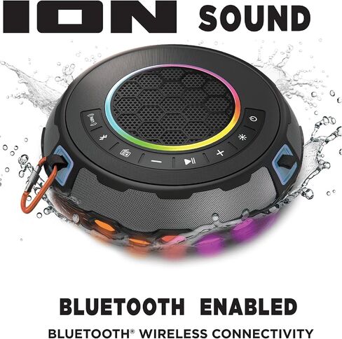ION Audio HydroGroove Floating Party Speaker Pair with Lights, Waterproof and Powerful Sound (Renewed) in Kuwait