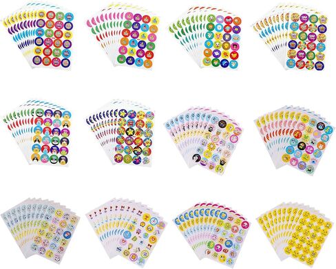 Over 2880 PCS Teacher Classroom Motivational Stickers for Kids Adorable Teacher Cute Stickers for Students Reward Positive Sticker for Class School Supplies Rewards Charts in Kuwait