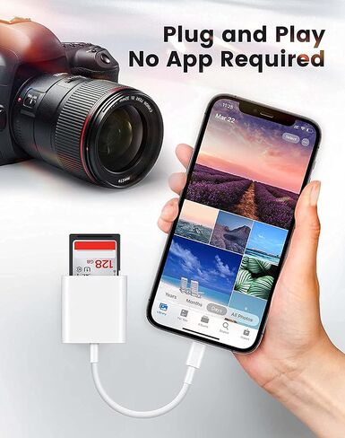 USB C SD Card Reader - Type-C to SD Camera/Phone/Pad Memory Reader Adapter in Kuwait