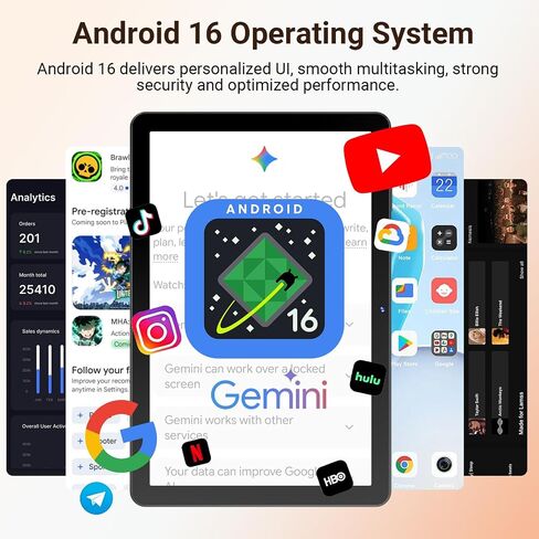 2026 Tablet 10 Inch Tablets PC with Octa-Core Android 16 Tablet with Case in Kuwait
