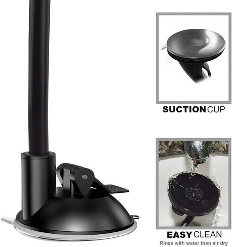 ivoler Car Phone Mount Windshield, Long Arm Clamp Universal Windshield in Kuwait