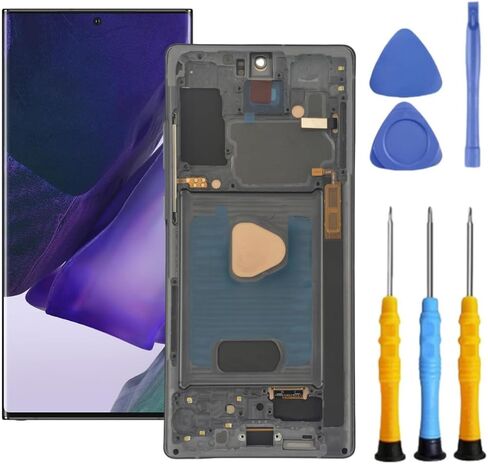 AMOLED for Samsung Galaxy Note 20 5G Screen Replacement for Samsung Note 20 Screen Replacement with Frame SM-N981 N981u N981a N981w LCD Display digitizer Touch Screen Assembly 6.7 inch Black in Kuwait