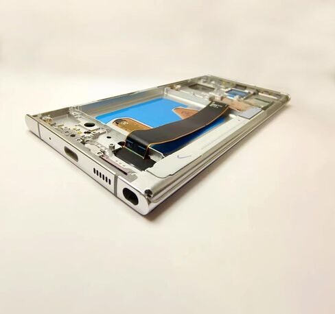 Screen Replacement for Samsung Galaxy Note20 Ultra 5G SM-N986 N986B N986U 6.9 Inch with Frame and Back Cover Display Touch Digitizer Assembly (White) in Kuwait