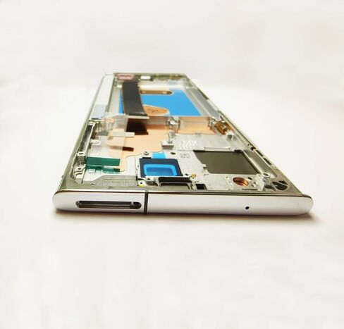 Screen Replacement for Samsung Galaxy Note20 Ultra 5G SM-N986 N986B N986U 6.9 Inch with Frame and Back Cover Display Touch Digitizer Assembly (White) in Kuwait