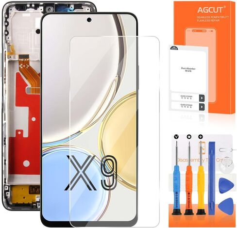 for Huawei Honor X9 4G Screen Replacement for Honor X9 5G LCD for Honor X30/Honor Magic4 Lite LCD Any-NX1 LCD Digitizer Touch Screen Assembly Repair Part with Frame in Kuwait