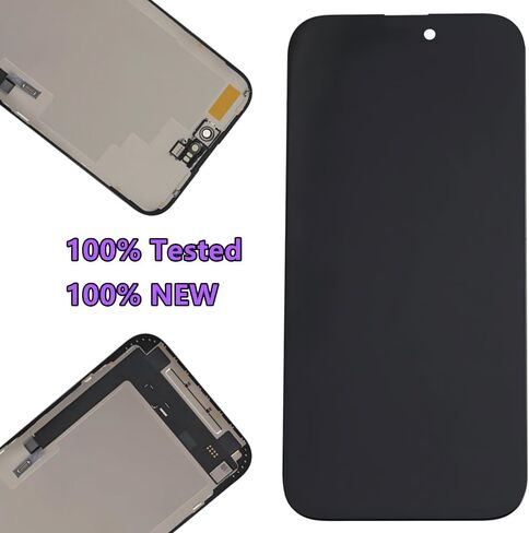 OLED for iPhone 16 Plus Screen Replacement Kit [Soft OLED,NOT LCD] 6.7'' Full HD Display 3D Touch Digitizer Assembly A3082 A3289 A3290 A3291 with Repair Tools and Waterproof sealant in Kuwait