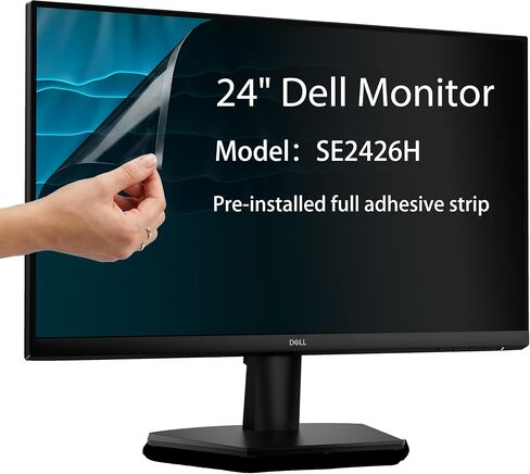 Privacy Screen for Dell SE2426H 24" | Anti Blue Light, 30° View Protection in Kuwait