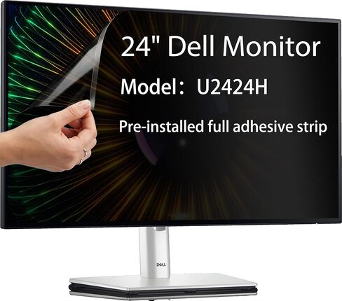 Privacy Screen for Dell U2424H 24" | Anti Blue Light, 30° View Protection in Kuwait