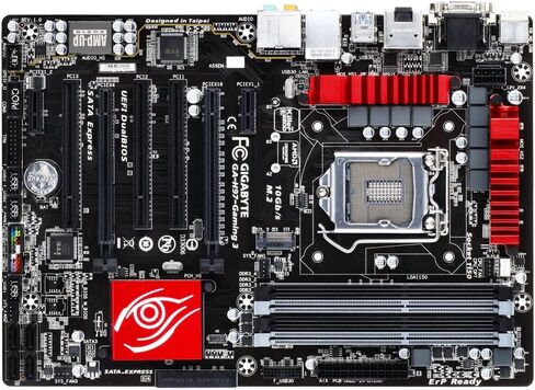 Gigabyte LGA 1150 Intel H97 HDMI SATA 6Gb/s USB 3.0 Gaming ATX Intel Motherboard GA-H97-Gaming 3 in Kuwait