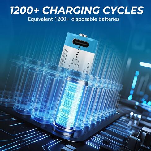 8 Pack 123A Battery with 4 Type C in 1 USB Port Charging Cable in Saudi Arabia