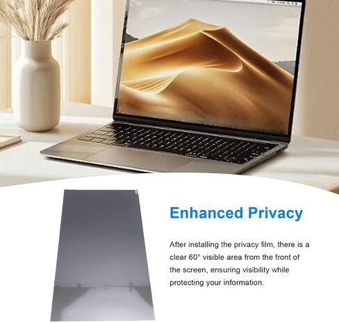 Fabater HD Magnetic Laptop Privacy Screen Protector Oil Proof for 24 Inch Monitor in Schools and Cafes in Kuwait