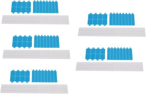 CHICIRIS Privacy Screen Adhesive Strips, Plastic Slide Mount Tabs with Cleaning Cloth for Computer Monitor Laptop Privacy Filter Replacement Kit in Kuwait