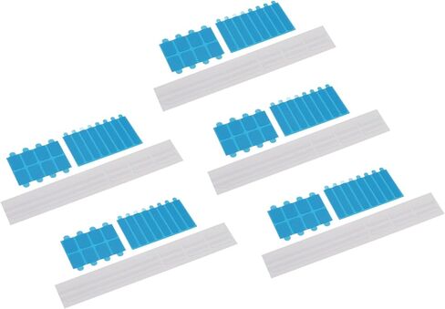 CHICIRIS Privacy Screen Adhesive Strips, Plastic Slide Mount Tabs with Cleaning Cloth for Computer Monitor Laptop Privacy Filter Replacement Kit in Kuwait