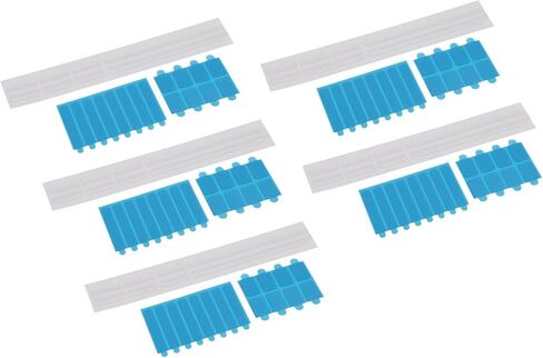 CHICIRIS Privacy Screen Adhesive Strips, Plastic Slide Mount Tabs with Cleaning Cloth for Computer Monitor Laptop Privacy Filter Replacement Kit in Kuwait