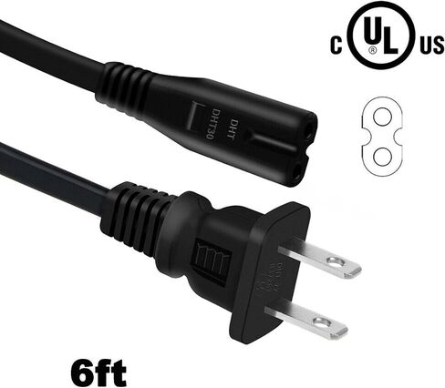 UL 6 Feet AC Power Cord Cable Compatible with Harman Kardon Onyx Studio 9/ Citation 100/ Enchant Sub/Enchant 1100/ Enchant 900/ Citation ONE Duo MKII Speaker Soundbar in Kuwait