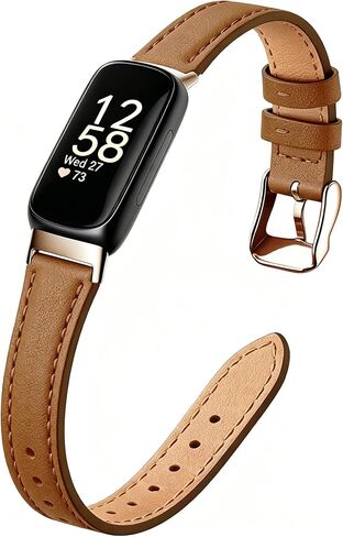 Slim Leather Band For Fitbit Inspire 3 in Kuwait