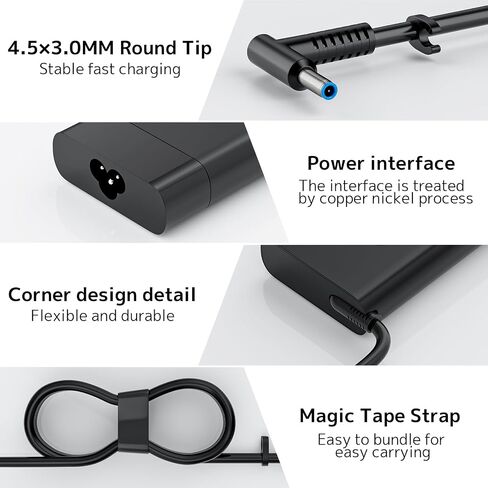 150W AC Adapter Charger Fit for HP ZBook OMEN Victus Pavilion Gaming Laptop in Kuwait