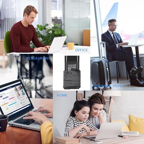 110W USB-C Laptop Charger Compatible with HP ZBook Firefly 16 G9 G10 EliteBook 865 G9 860 G10 Dragonfly Pro Chromebook14 Ceramic White HP Elite Dragonfly G3 Series G3 Notebook PC AC Adapter in Kuwait