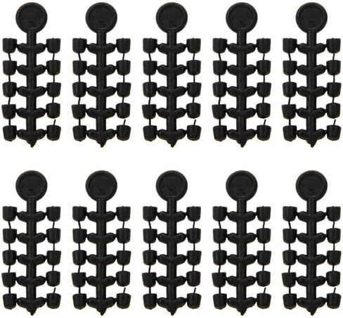 Pack of 20 Set = 200pcs Hook Stopper Beads Pop Up Boilies Bait Screws Hair Rig for Carp Fishing Terminal Tackle Accessories Equipment in Kuwait