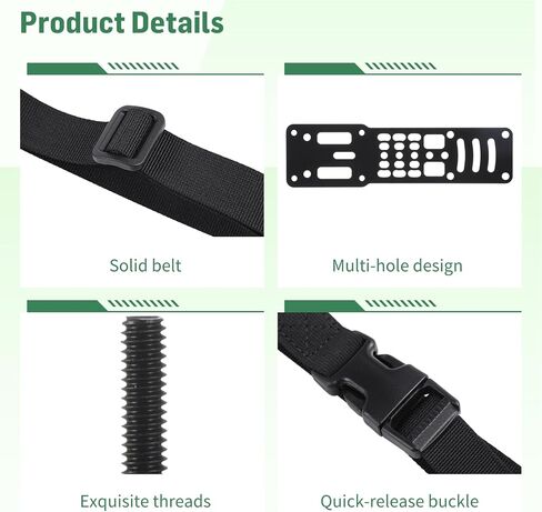Tactical Modular Holster Adapter for QLS kit, Drop Leg Holster Platform with Thigh Strap, Metal Modular Pistol Adapter Airsoft Gear Black in Kuwait