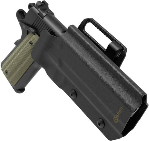 GRITR OWB Kydex Right Hand Gun Holster Fits Railed 1911 Models in Kuwait