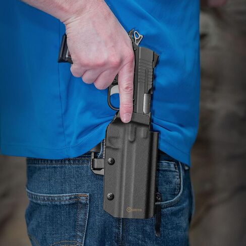 GRITR OWB Kydex Right Hand Gun Holster Fits Railed 1911 Models in Kuwait