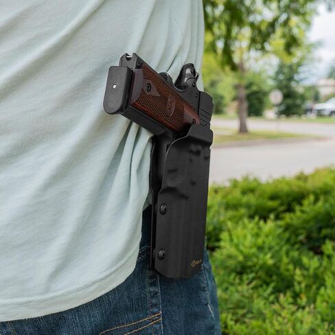 GRITR OWB Kydex Right Hand Gun Holster Fits Railed 1911 Models in Kuwait