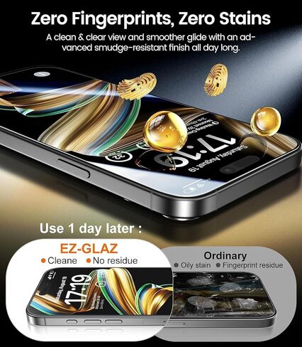 EZ-GLAZ-4 Pack for iPhone 17 Pro Max Privacy Screen Protector PP-Box in Saudi Arabia