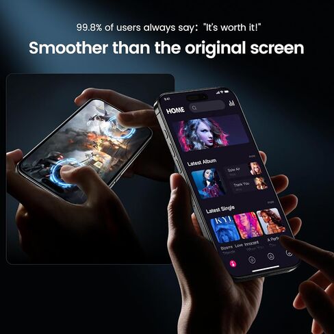 EZ-GLAZ-4 Pack for iPhone 17 Pro Max Privacy Screen Protector PP-Box in Saudi Arabia