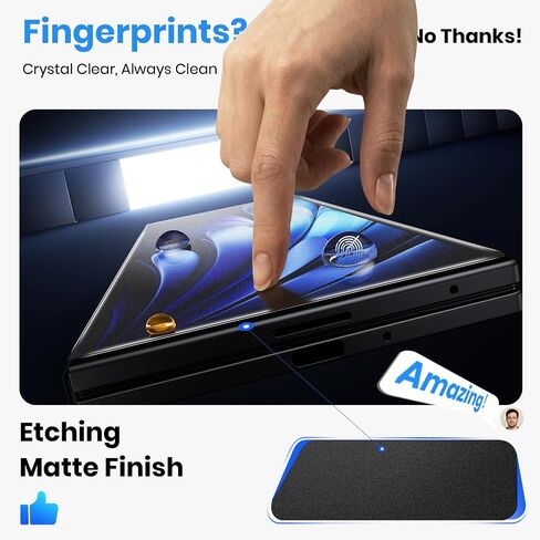 WSKEN Matte Screen Protector for Samsung Galaxy Z Fold 8 Ultra/Z Fold 7 in Kuwait