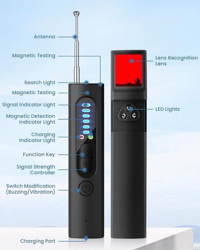 4-in-1 Hidden Camera Detector, Anti-Spy Hidden Device Finder in Kuwait