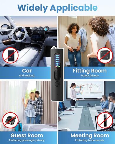 4-in-1 Hidden Camera Detector, Anti-Spy Hidden Device Finder in Kuwait