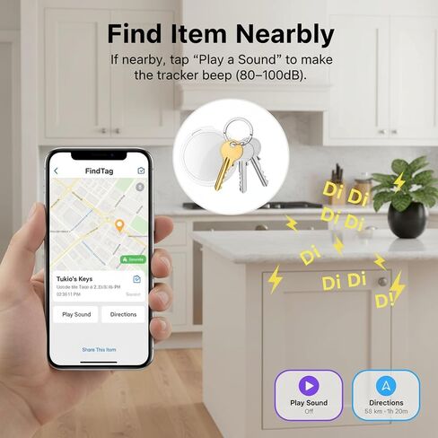 GPS Tracking Devices for Cars Hidden for Apple Find My iOS Only Waterproof in Kuwait